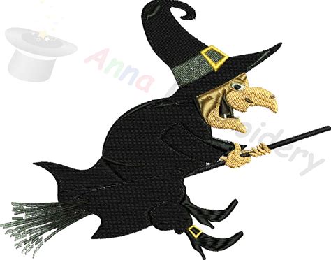 Mother witch embroidery design